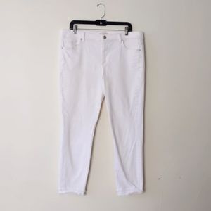 White LOFT Modern Skinny jeans 14